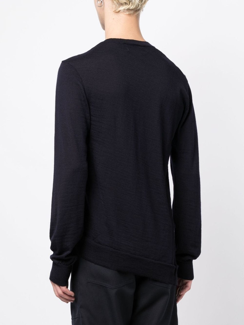 logo-patch wool jumper 4