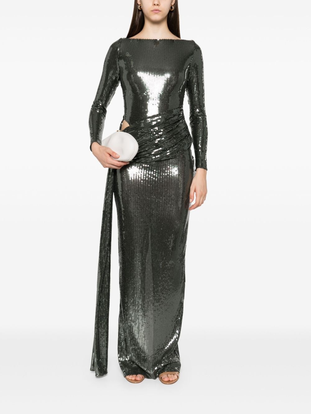 sequin-embellished maxi dress - 2