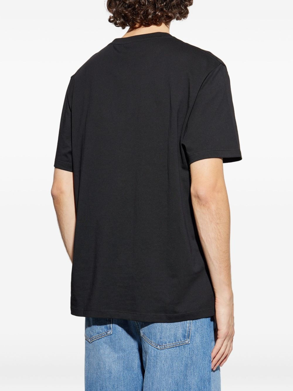 logo-embroidered T-shirt - 4