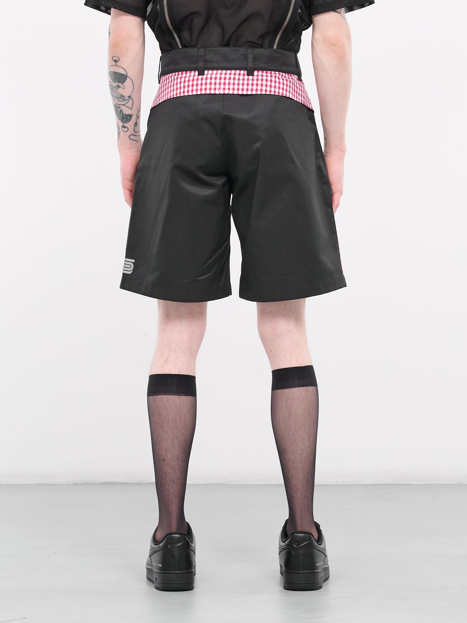 Gingham Utility Shorts - 3