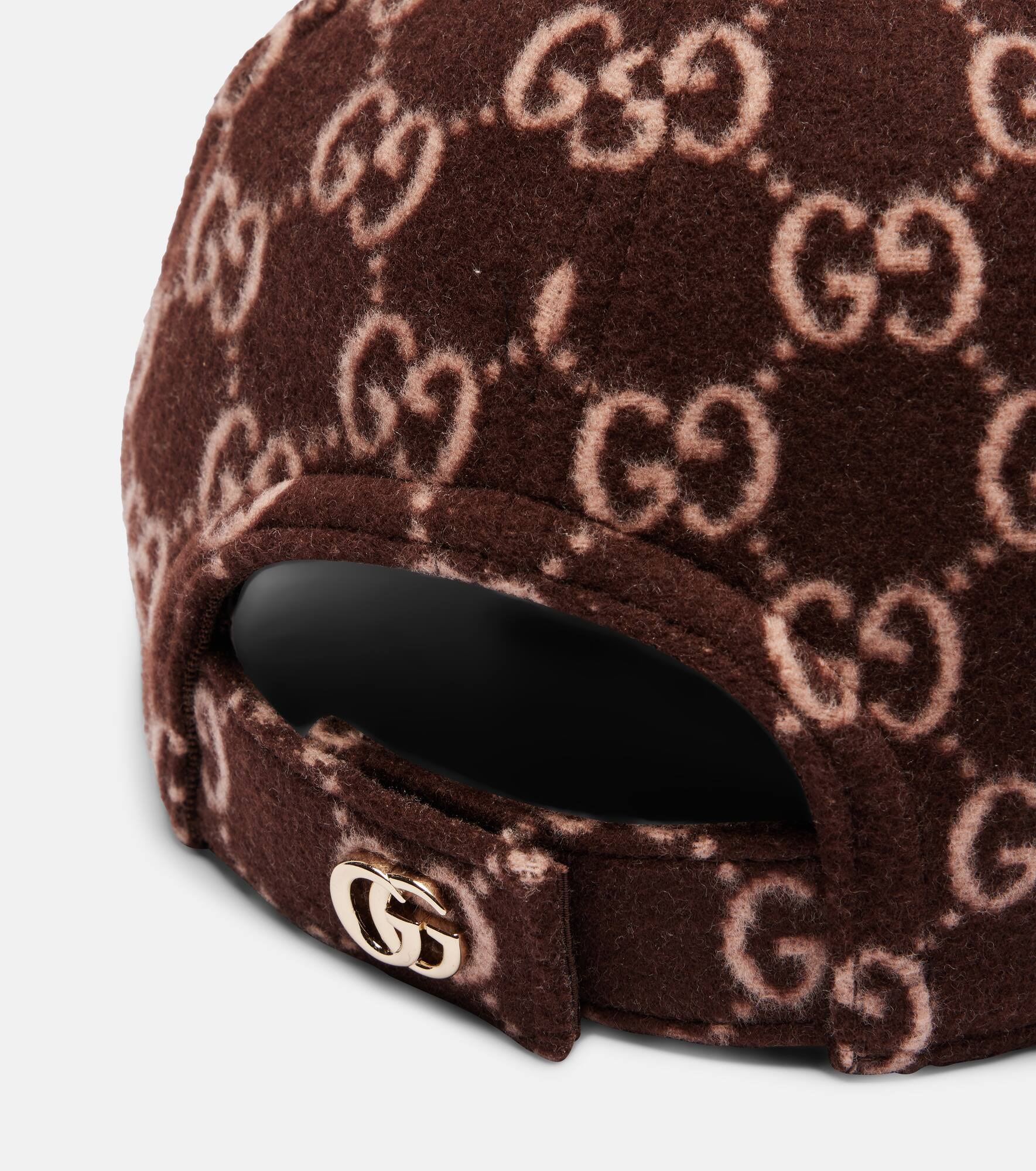 GG Canvas wool baseball cap - 3