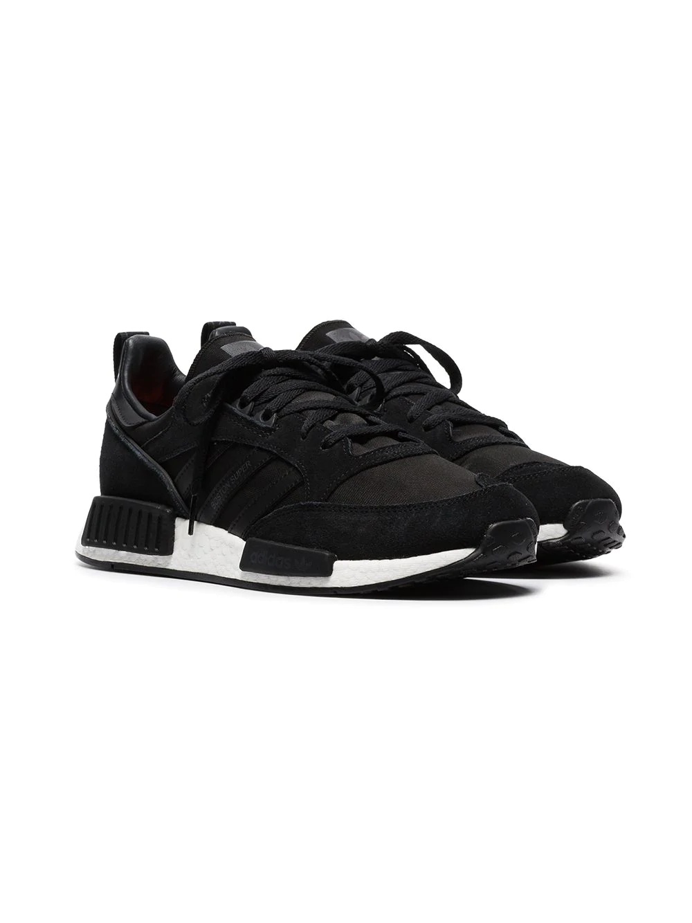 black Boston R1 suede sneakers - 3