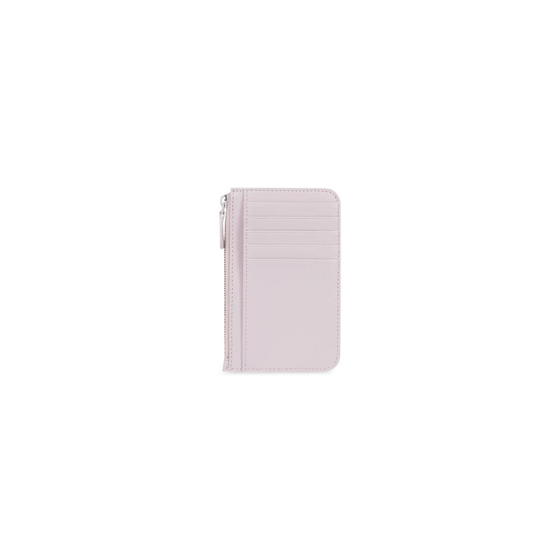 BALENCIAGA Women's Essential Long Coin And Card Holder in Light Rose outlook