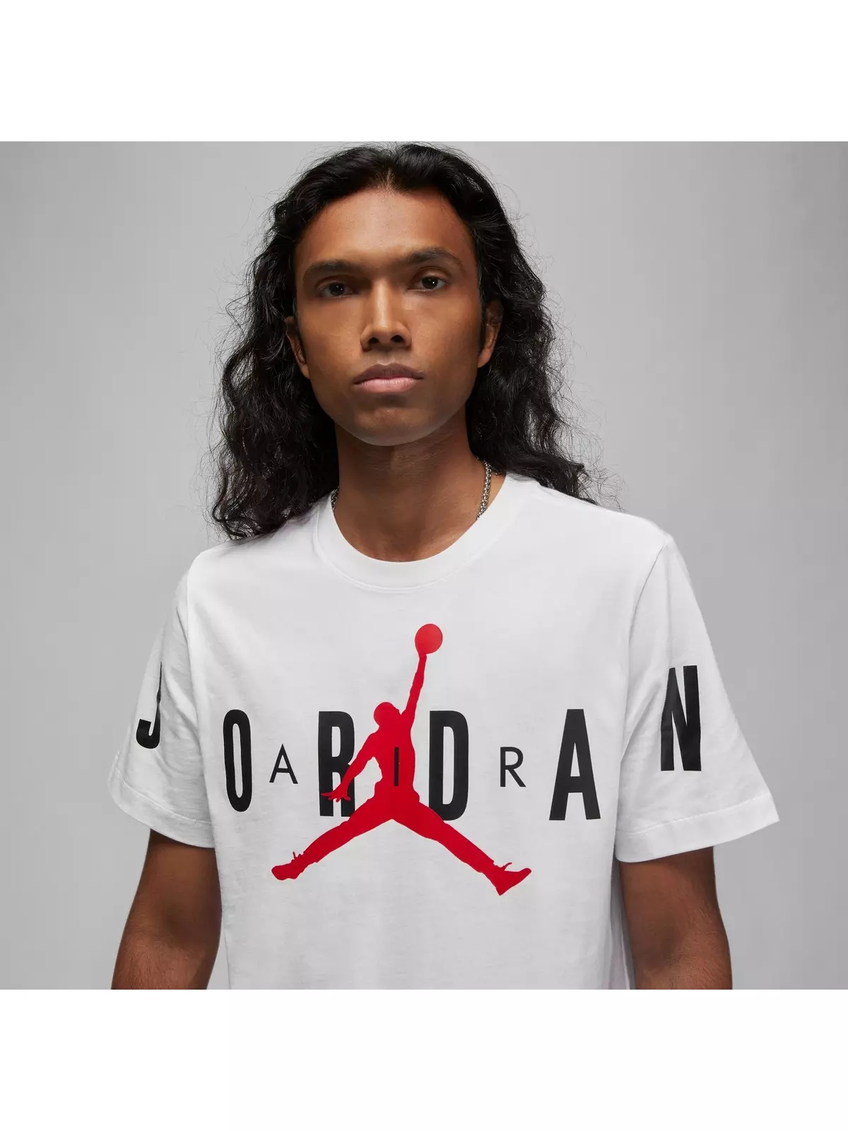 Men's Air T-Shirt-White/Black - 8