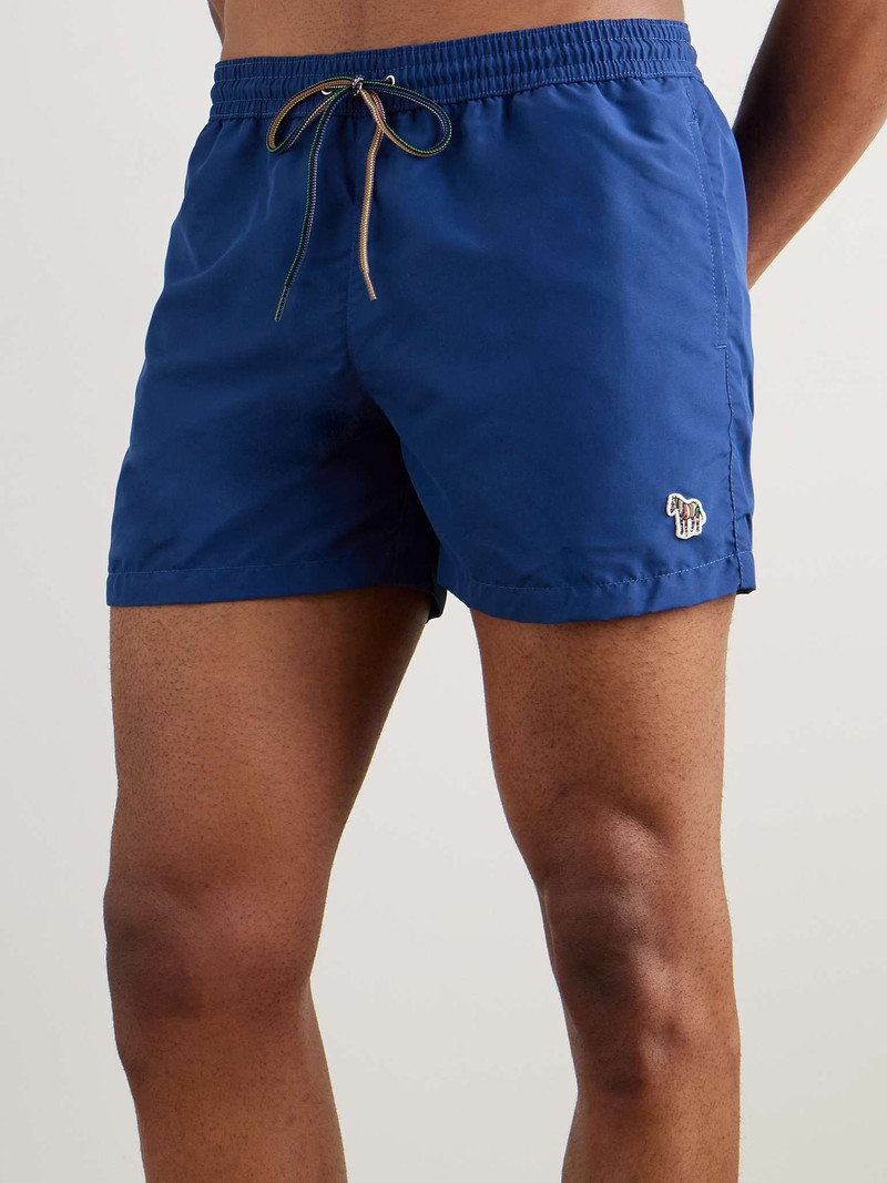 Paul Smith Logo-Appliquéd Straight-Leg Mid-Length Recycled Swim Shorts outlook