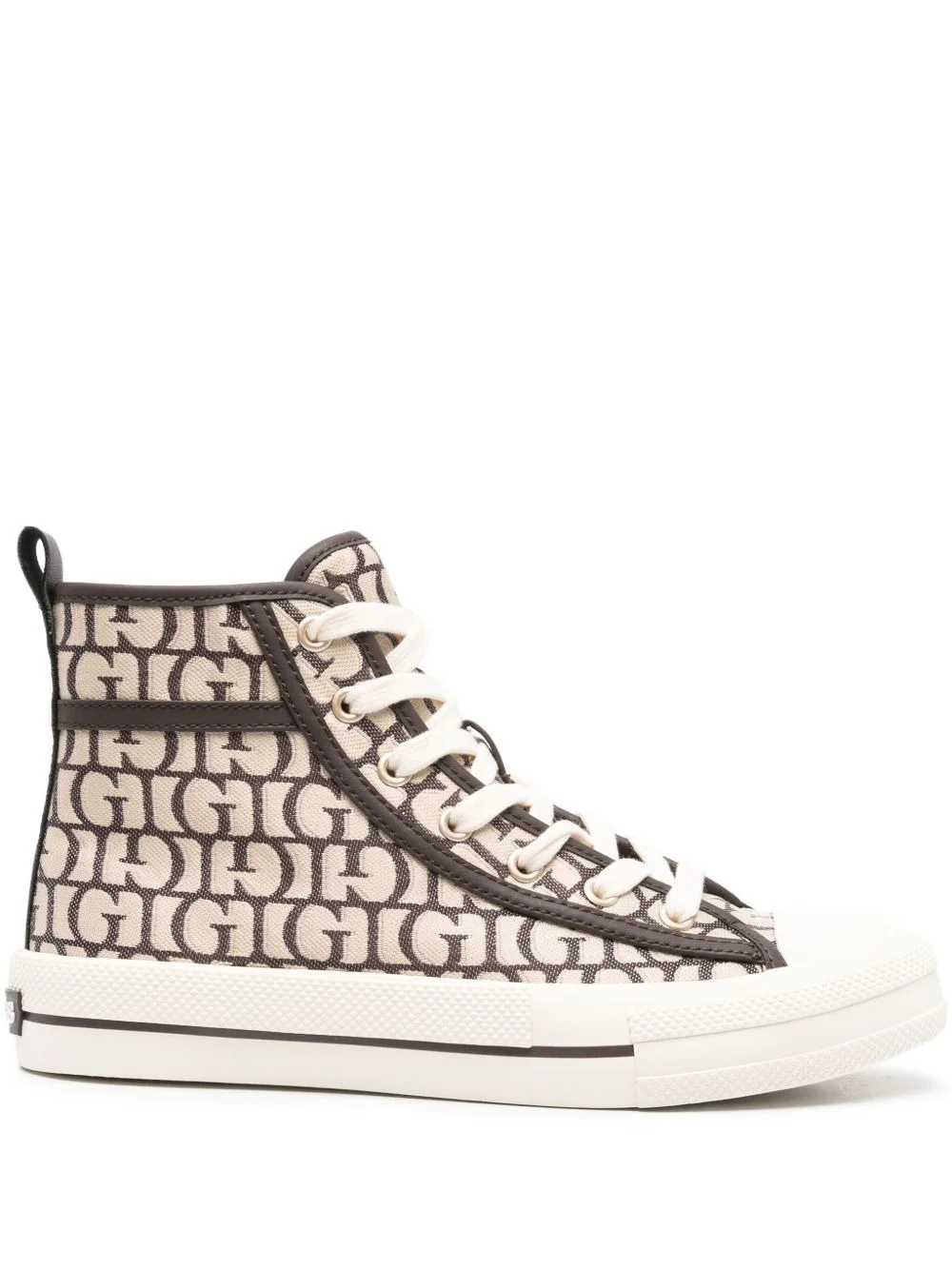 logo-print high-top sneakers - 1