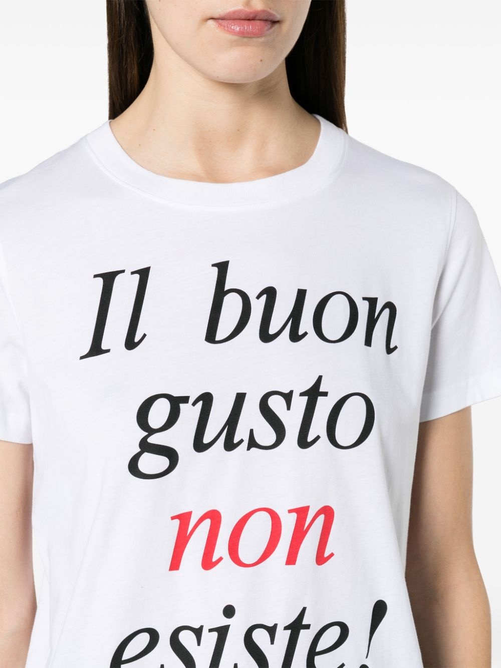 slogan-print organic-cotton T-shirt - 5