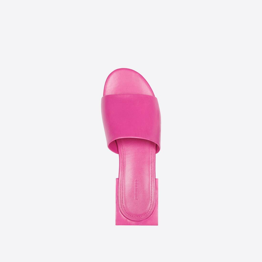 Women's Box Mule in Fuchsia - 5