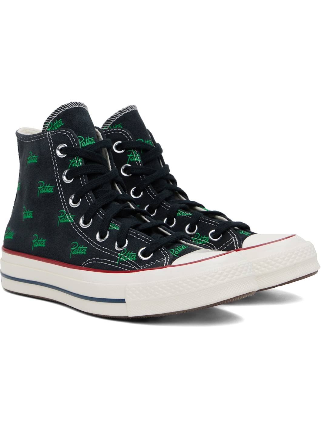 Black Patta Edition Chuck 70 High Top Sneakers - 4
