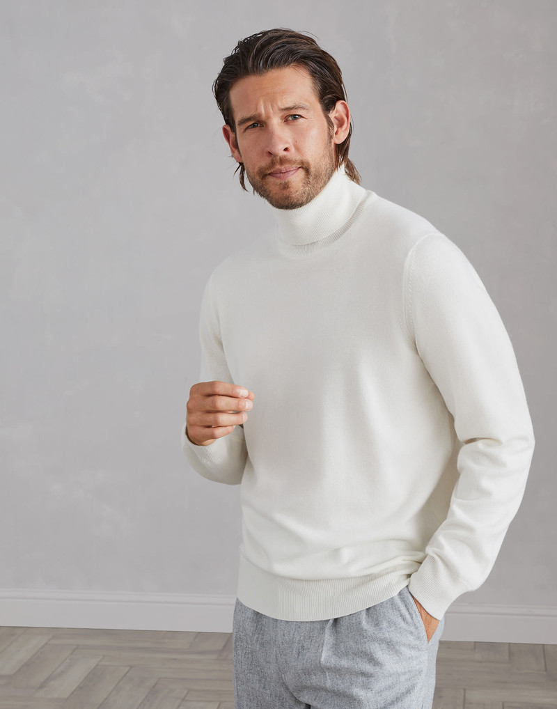 Cashmere turtleneck sweater - 1