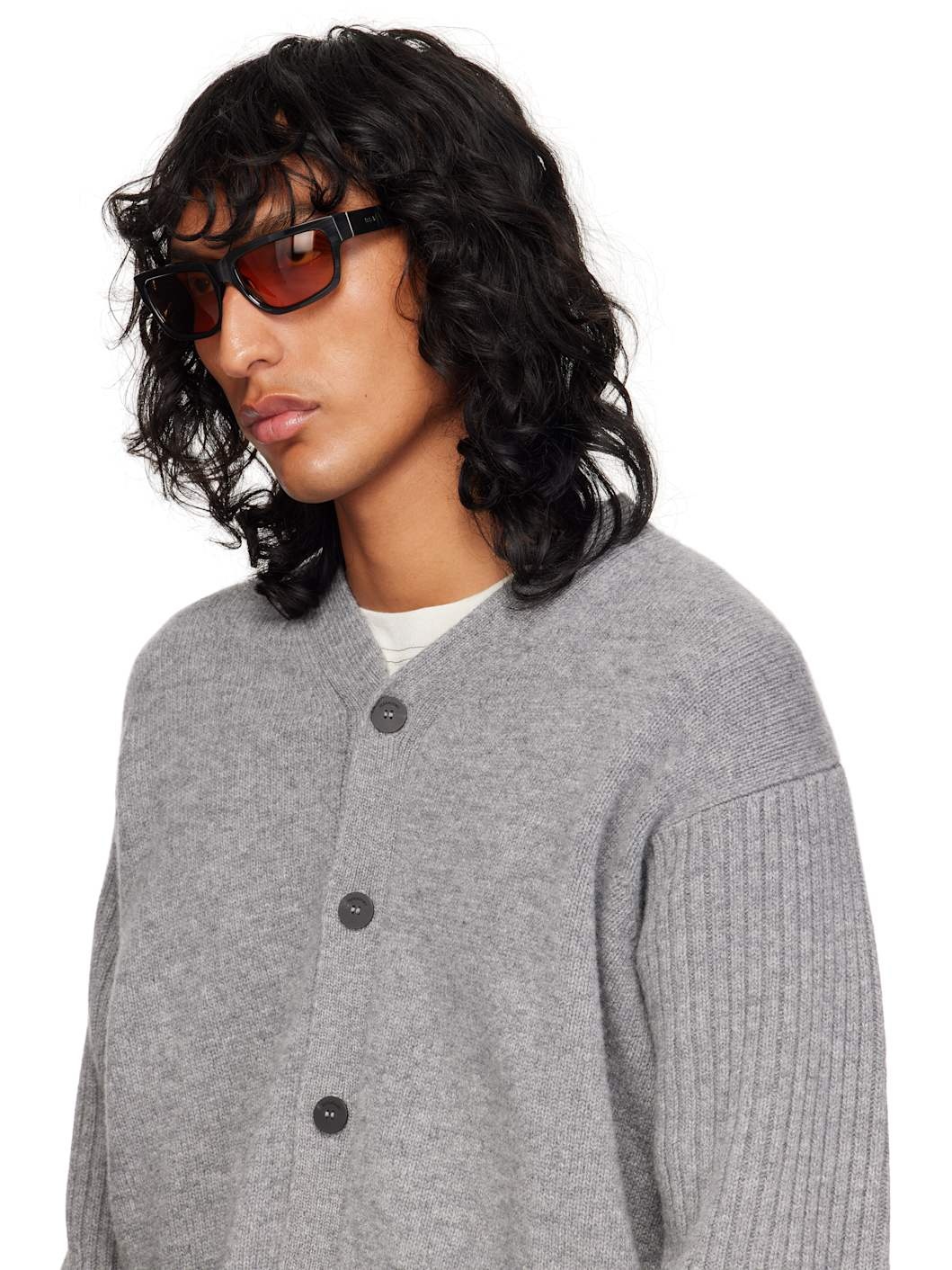 Black & Gray Thelonius Sunglasses - 4