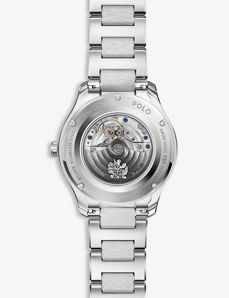 Piaget G0A47027 Polo steel and 1.05ct brilliant-cut diamond automatic watch outlook