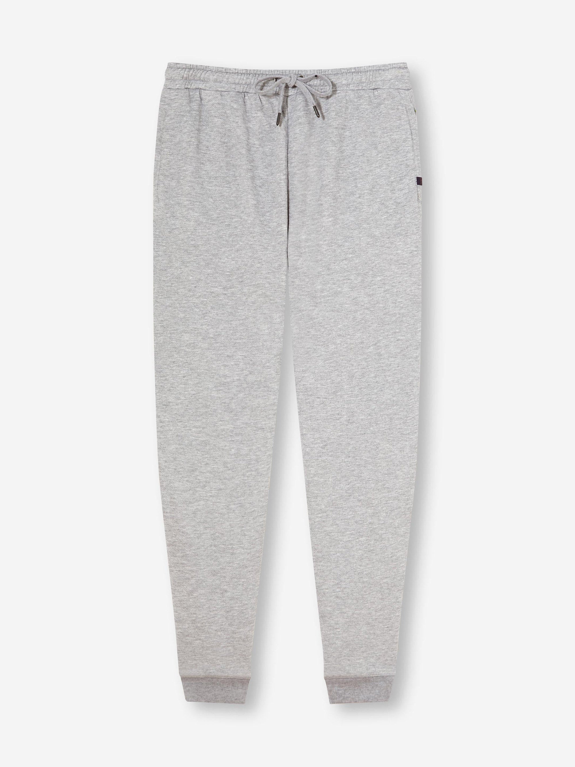 Men's Sweatpants Quinn Cotton Modal Silver - 2