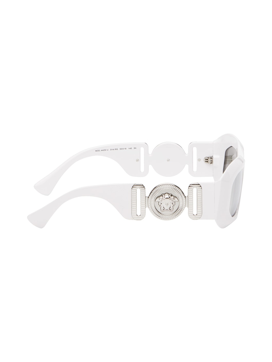 White Maxi Medusa Biggie Sunglasses - 2