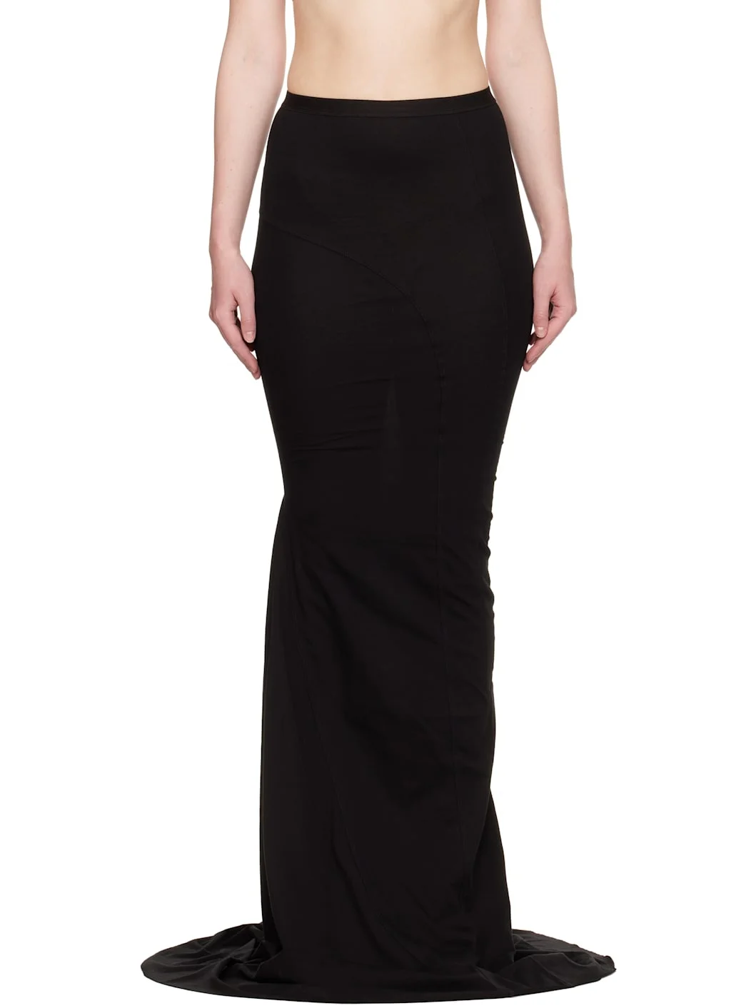 Black Hollywood Lido Maxi Skirt - 1