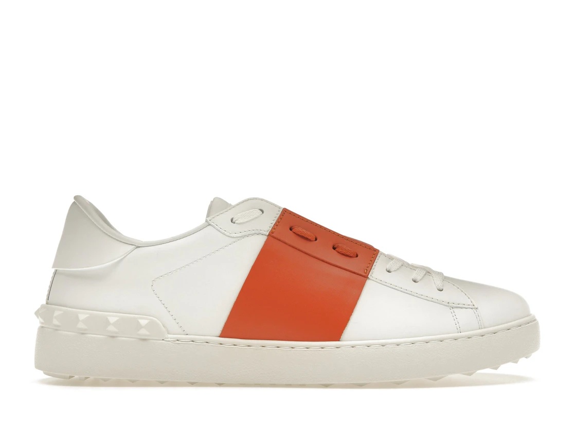 Valentino Open Low Top Orange White - 1