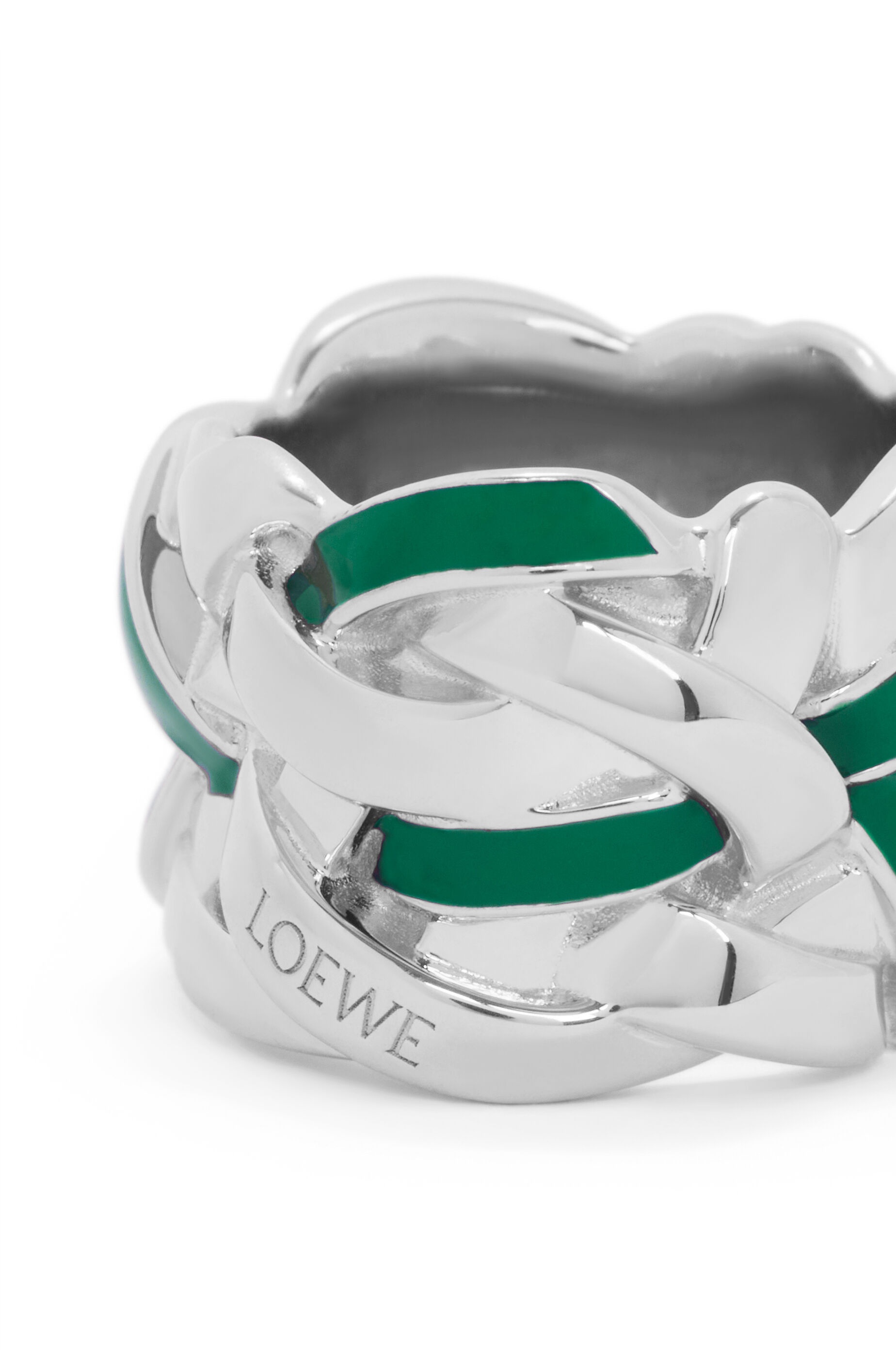 Nest ring in sterling silver and enamel - 3