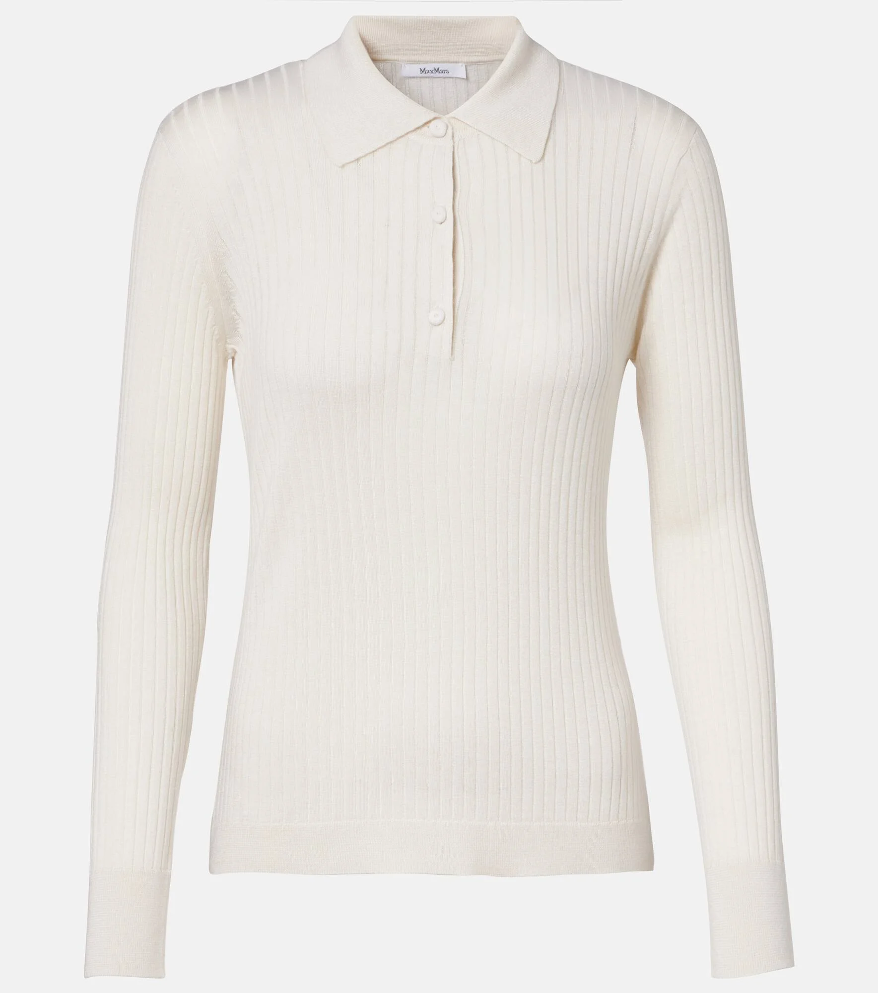 Mxpgitano cashmere and silk polo sweater - 1