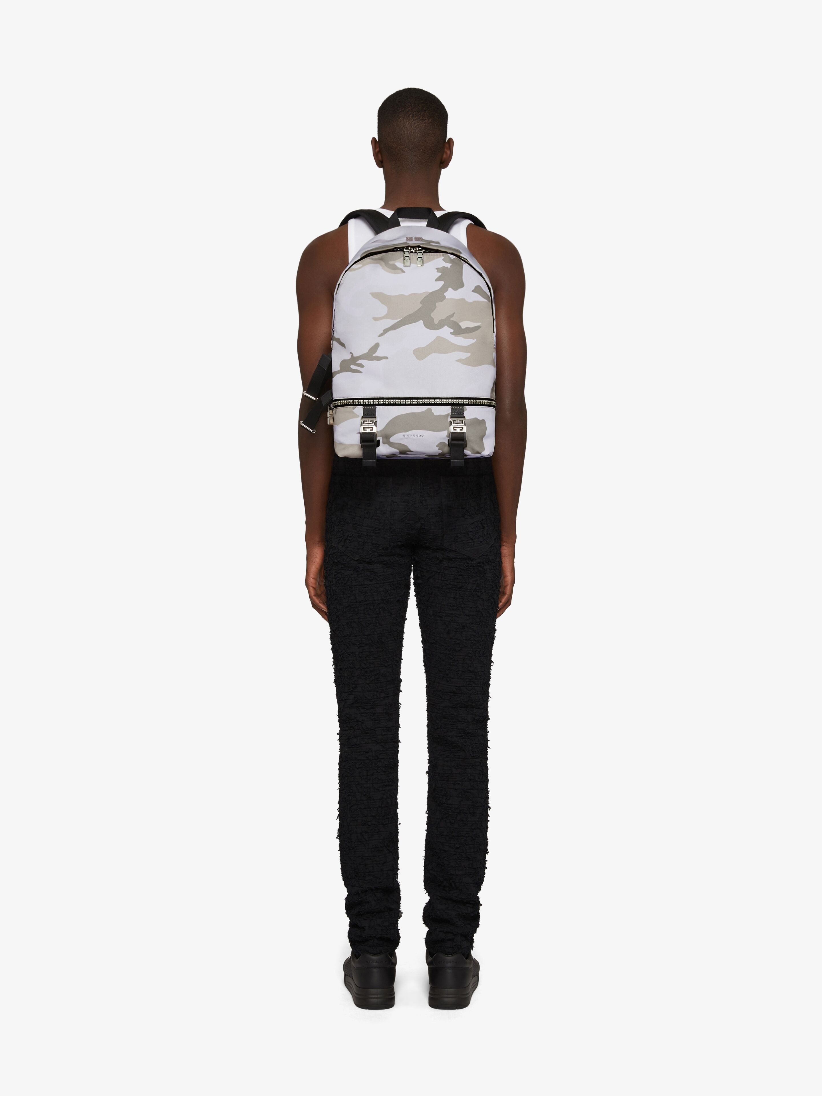 ESSENTIEL U BACKPACK IN CAMO PRINTED NYLON - 2