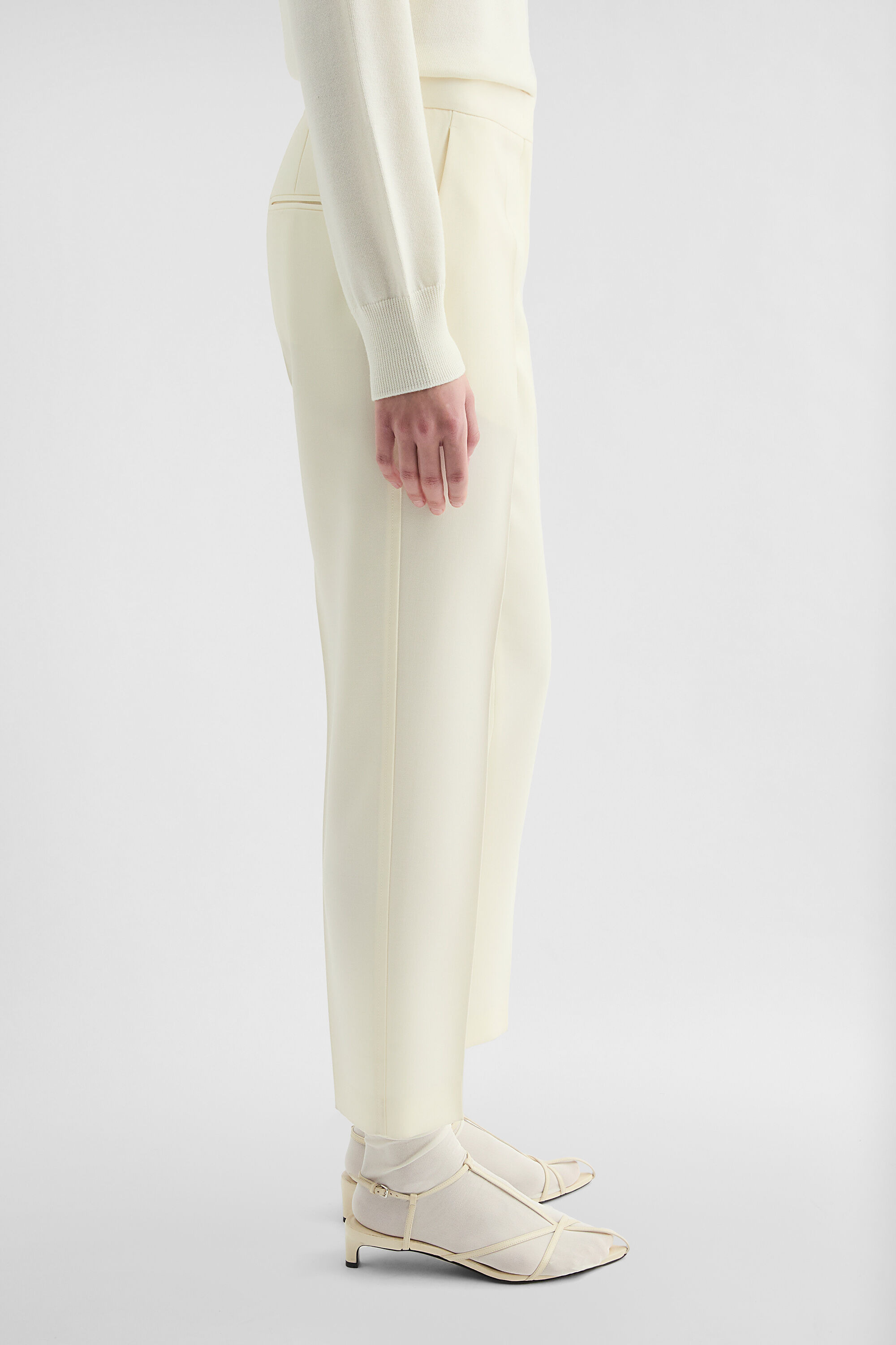 Wool Tailored Trousers - 5
