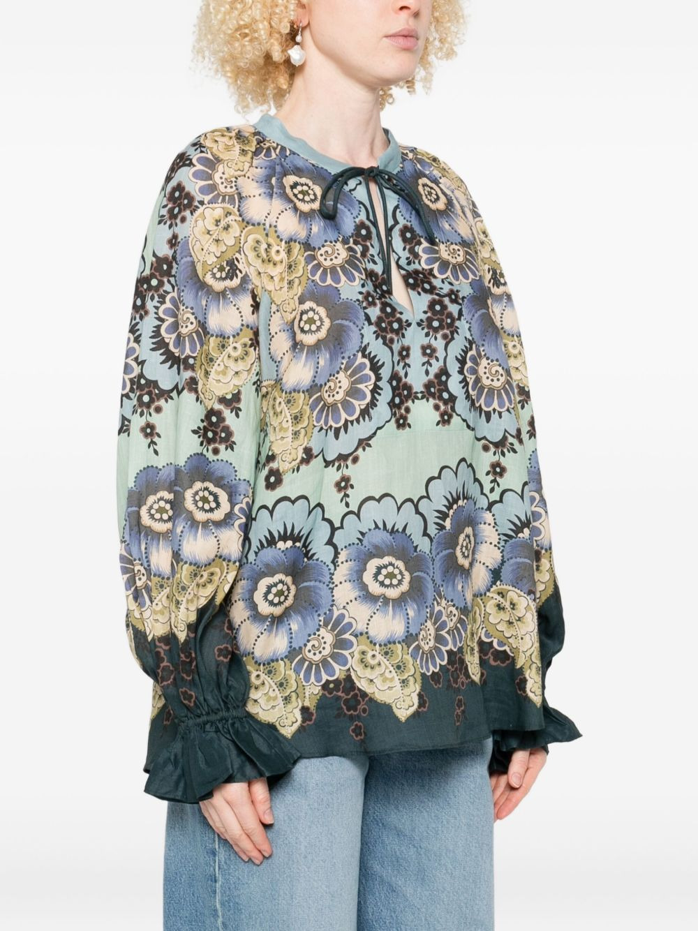 Madalena floral-print blouse - 3