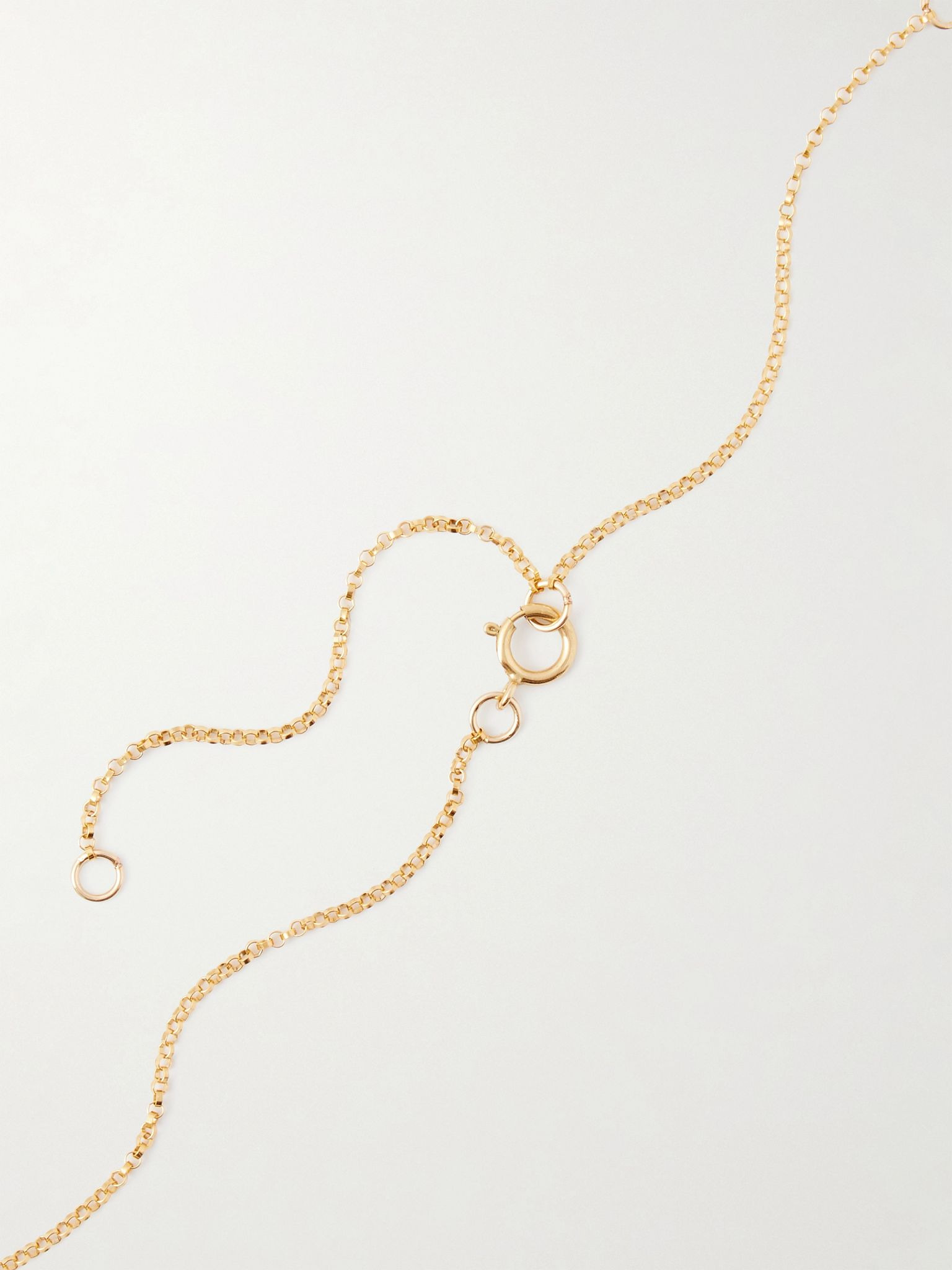 The Key To The Library recycled gold-plated necklace Gold - 3
