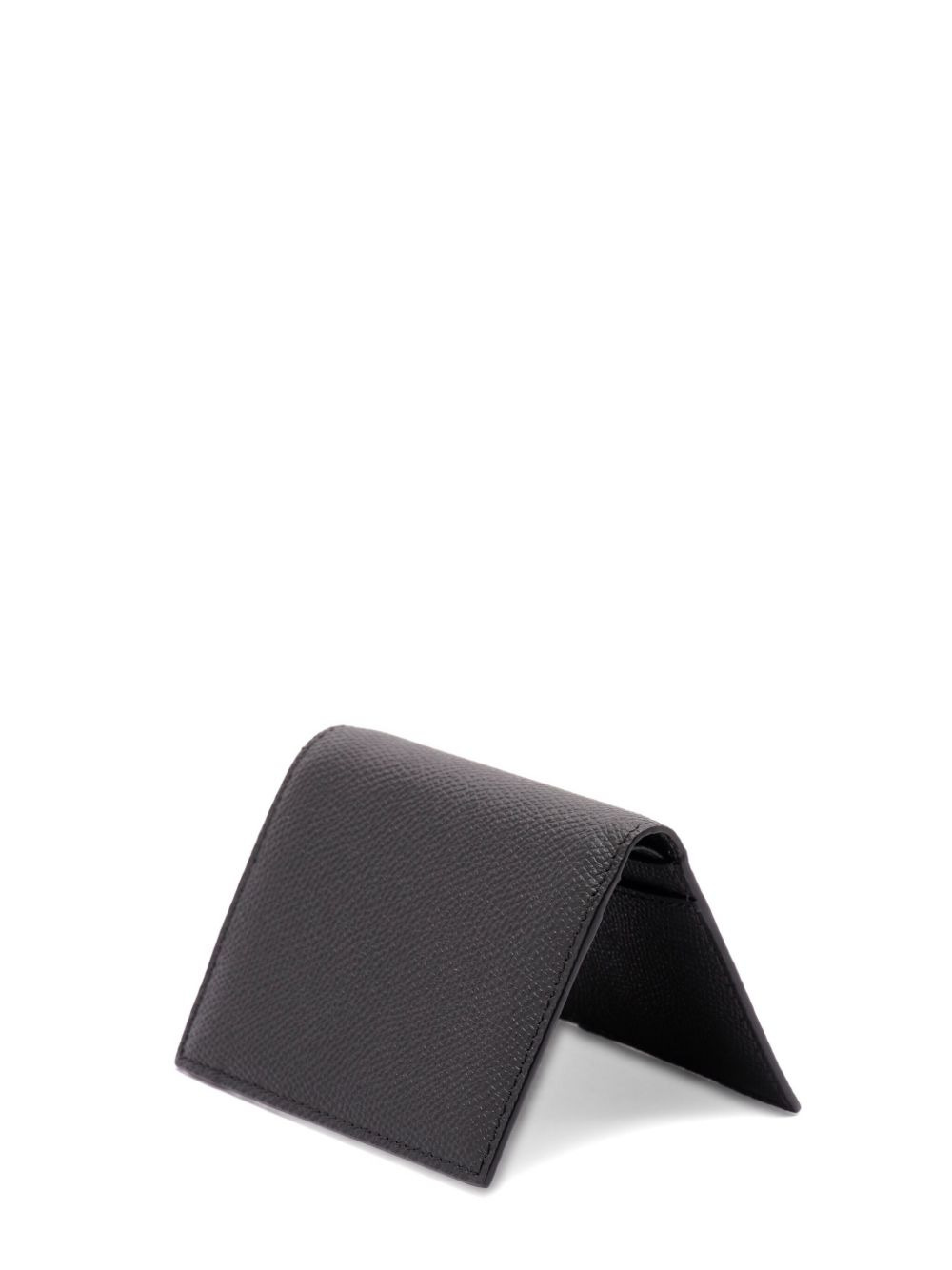 logo-plaque leather cardholder - 4