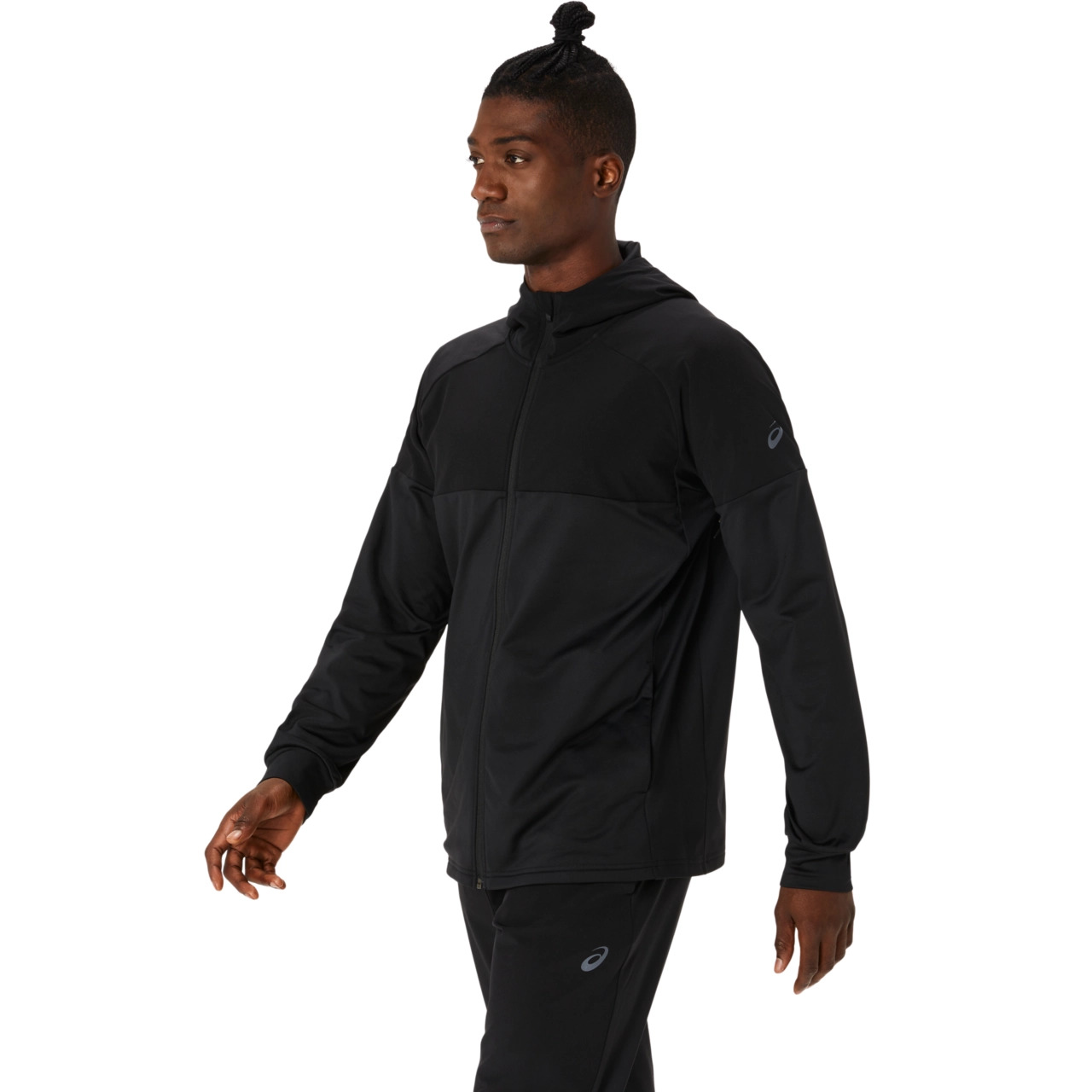 KNIT JERSEY FULL ZIP HOODIE - 3