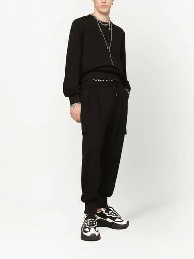 Dolce & Gabbana jersey cargo track trousers outlook