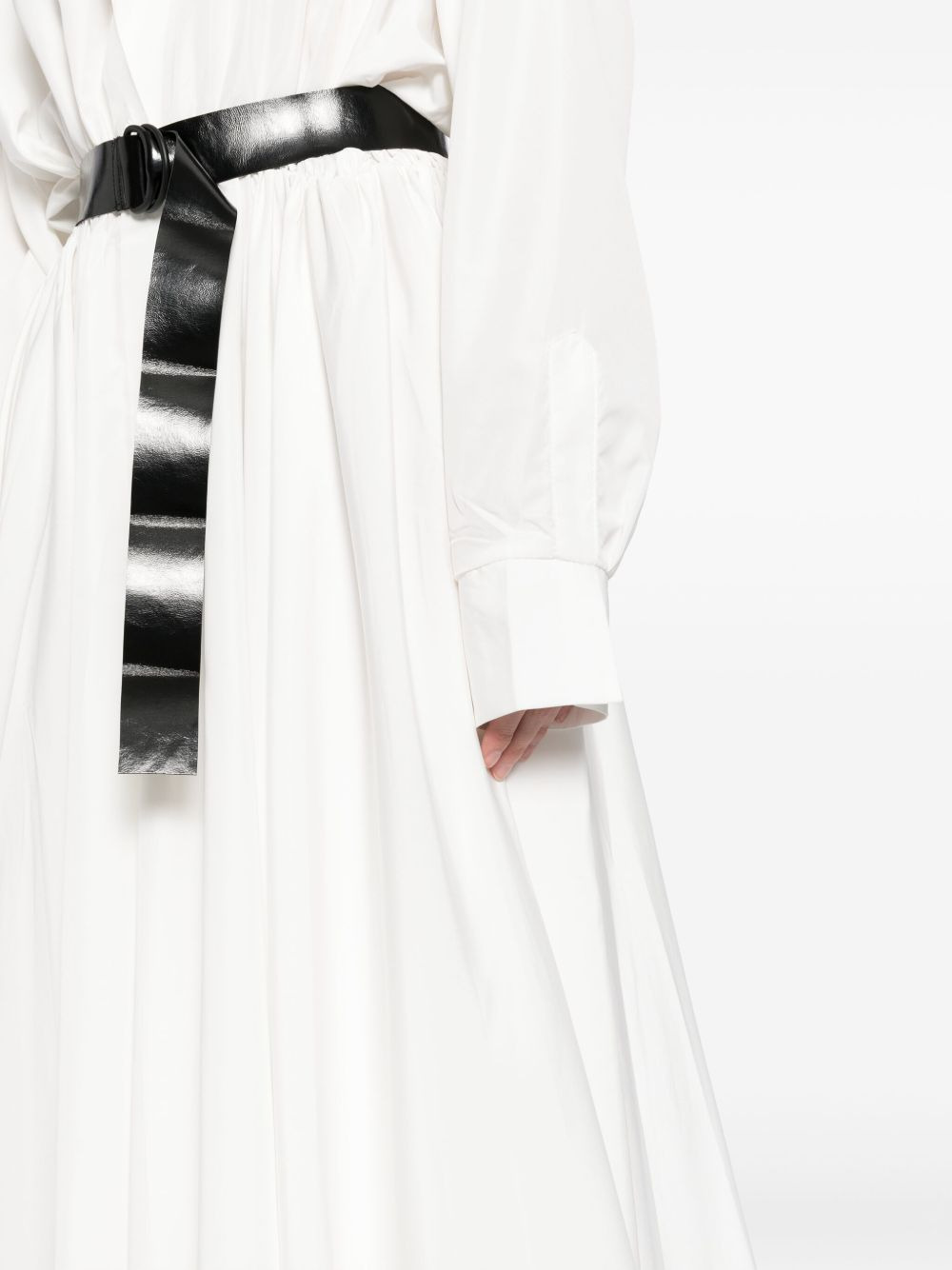 oversized shirt long dress - 5