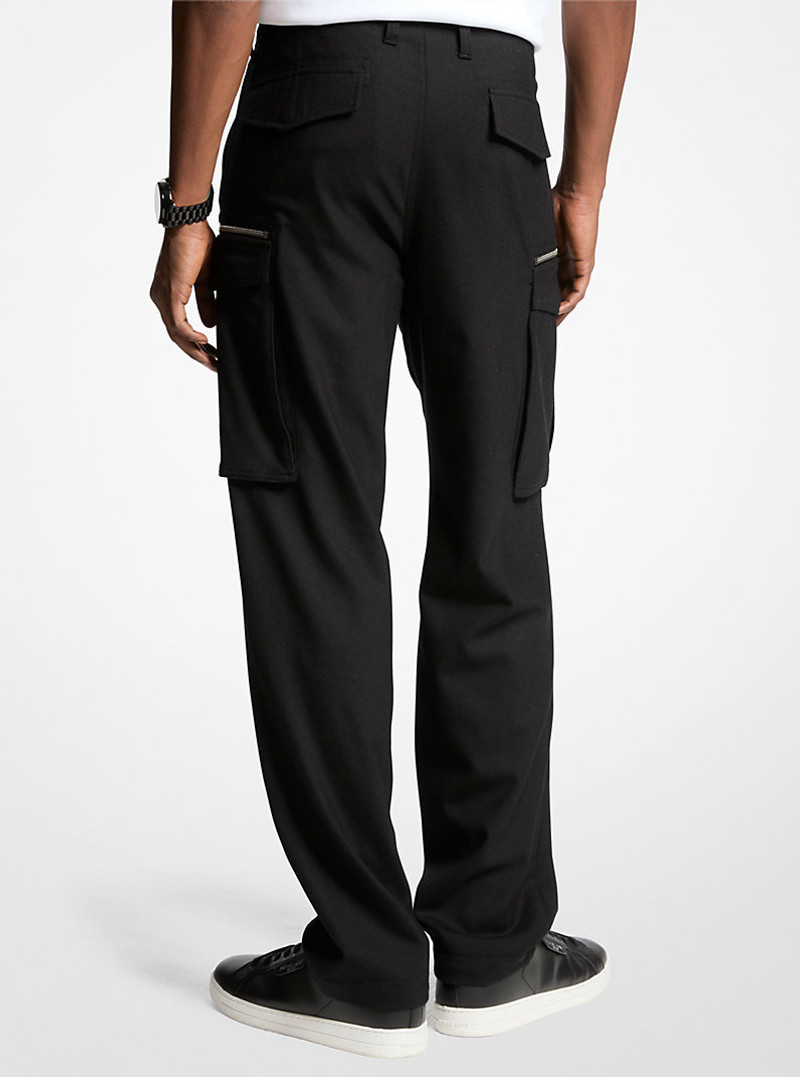 MICHAEL KORS Stretch Wool Cargo Pants outlook
