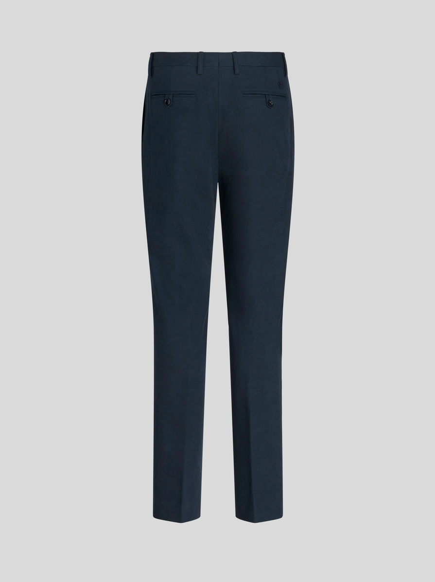 PAISLEY JACQUARD TROUSERS - 5