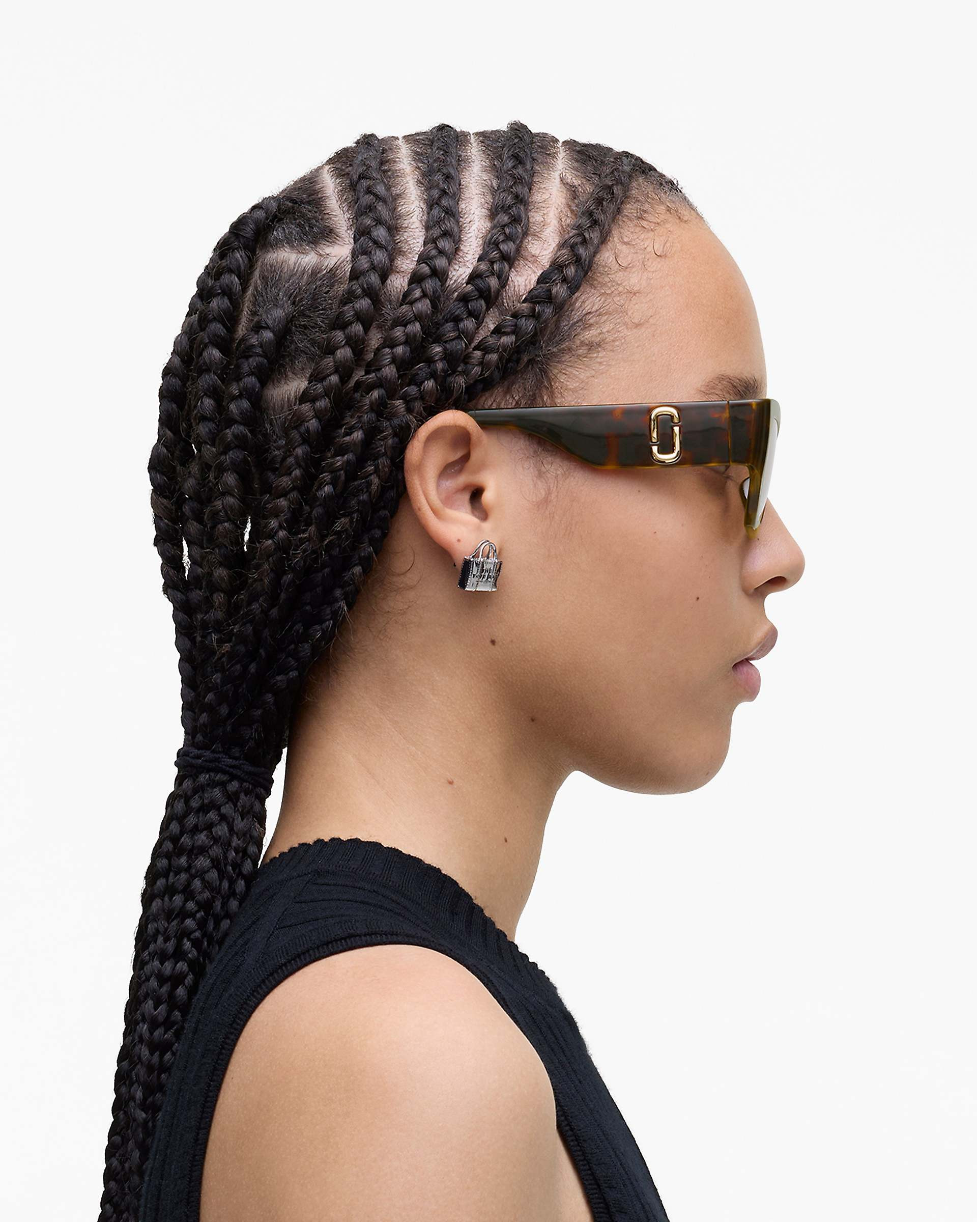 THE J MARC SQUARE CAT EYE SUNGLASSES - 3