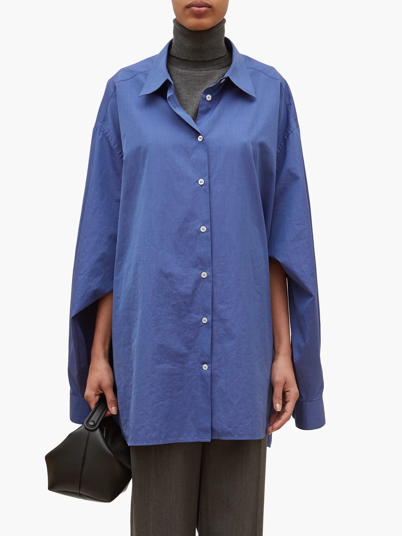 Gianluca oversized poplin shirt - 2