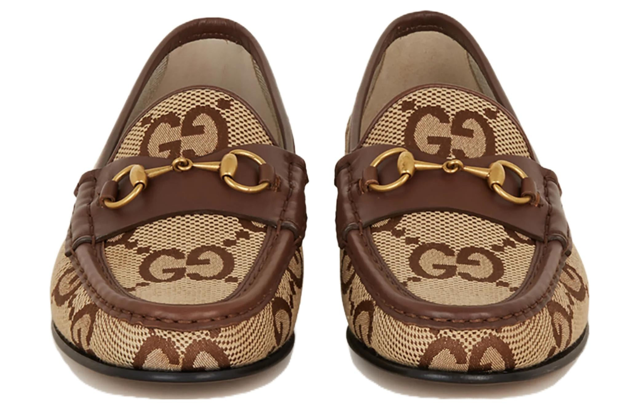 (WMNS) Gucci 1953 loafer with Horsebit 'Camel Ebony' 727581-FABB5-2559 - 3