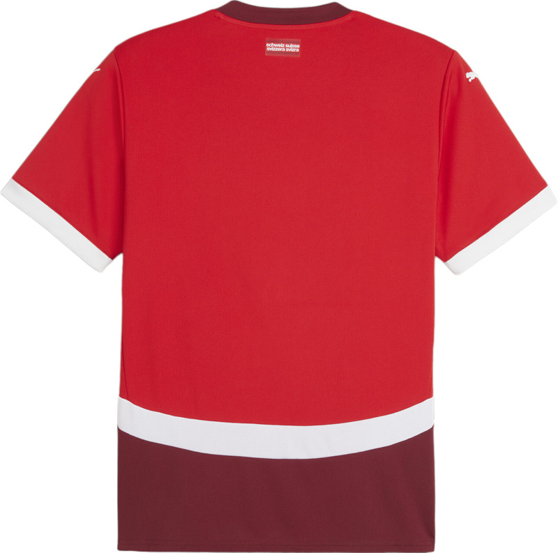 PUMA PUMA Switzerland 24 Home Soccer Jersey 'Red' 773956-01 outlook