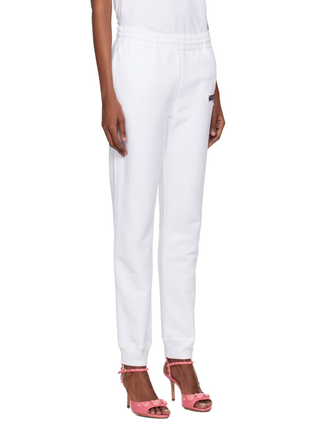 White Puzzle Bobble Lounge Pants - 2