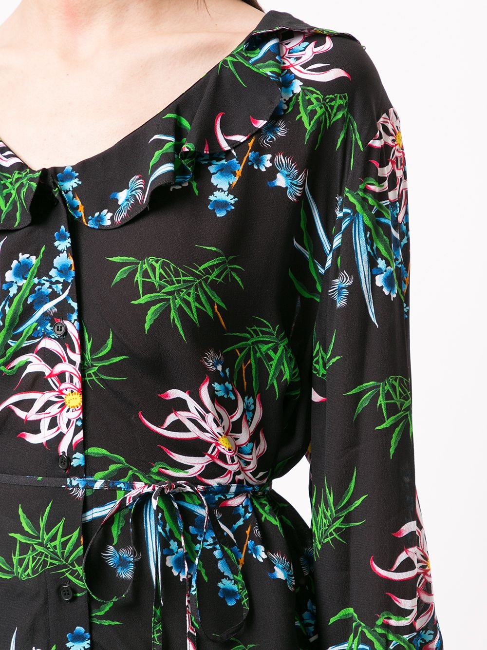 Sea Lily-print shirt - 5