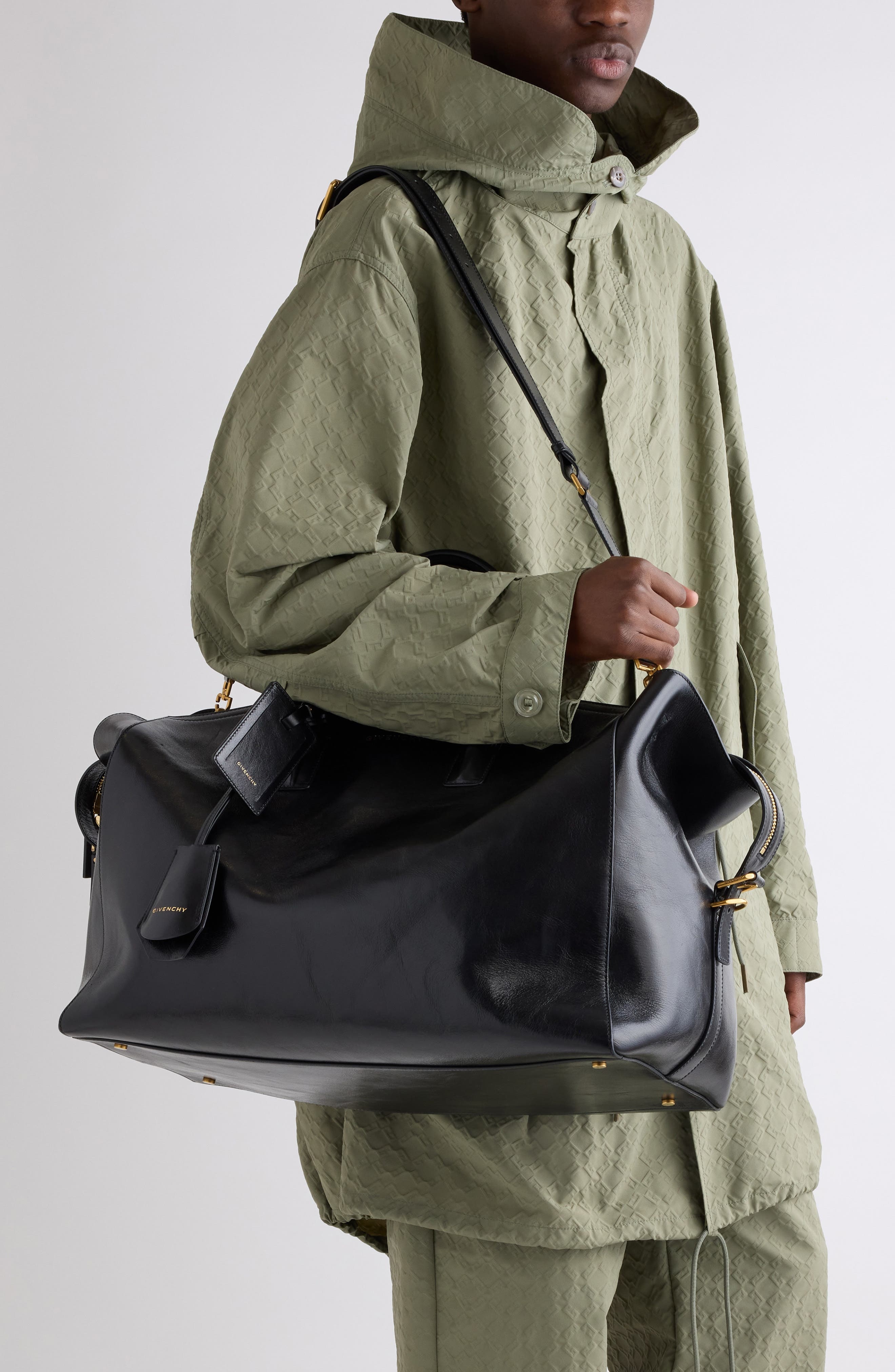 Givenchy Leather Travel Bag in Black at Nordstrom - 2