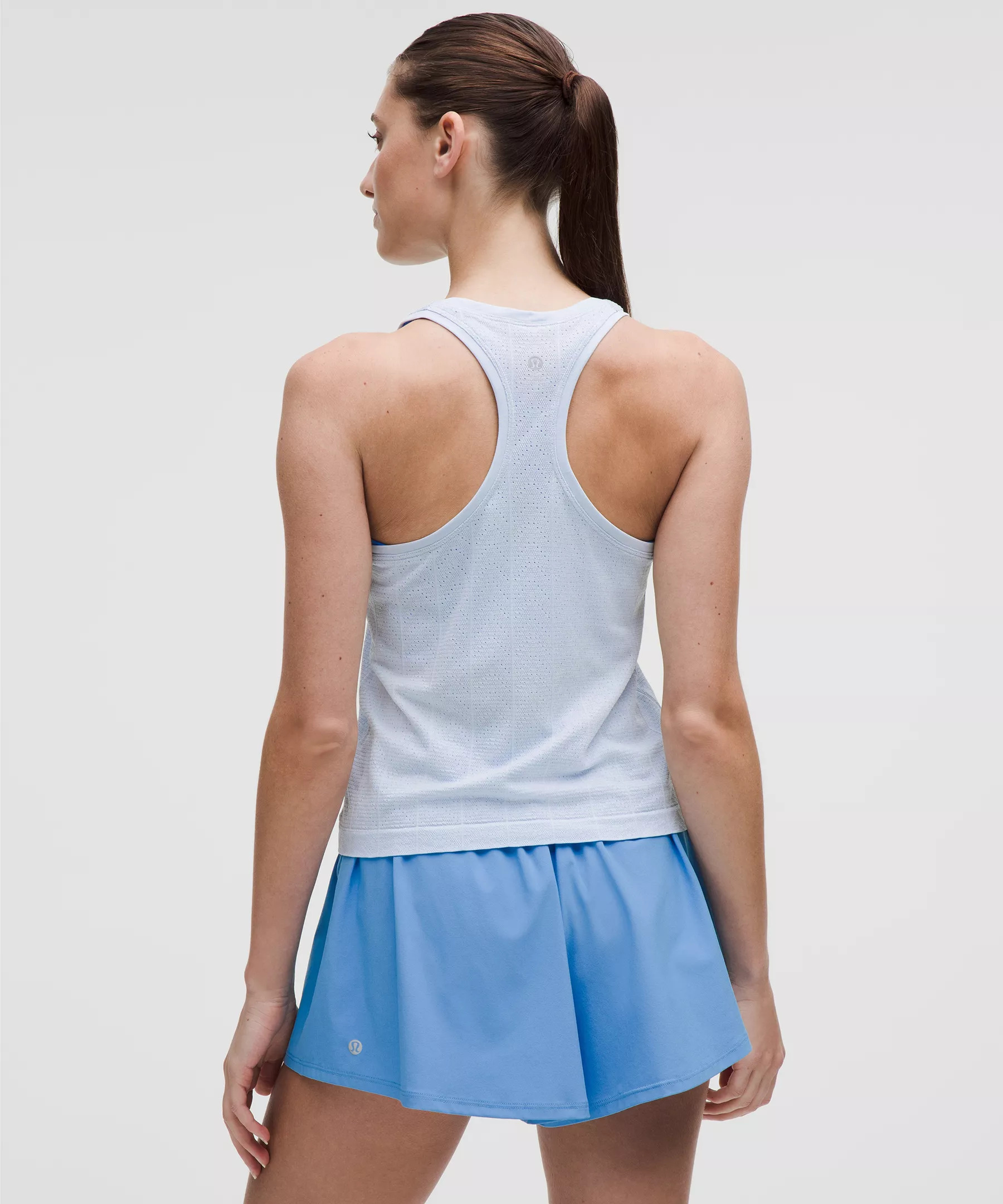 Swiftly Pointelle Racerback Tank Top *Waist Length - 2