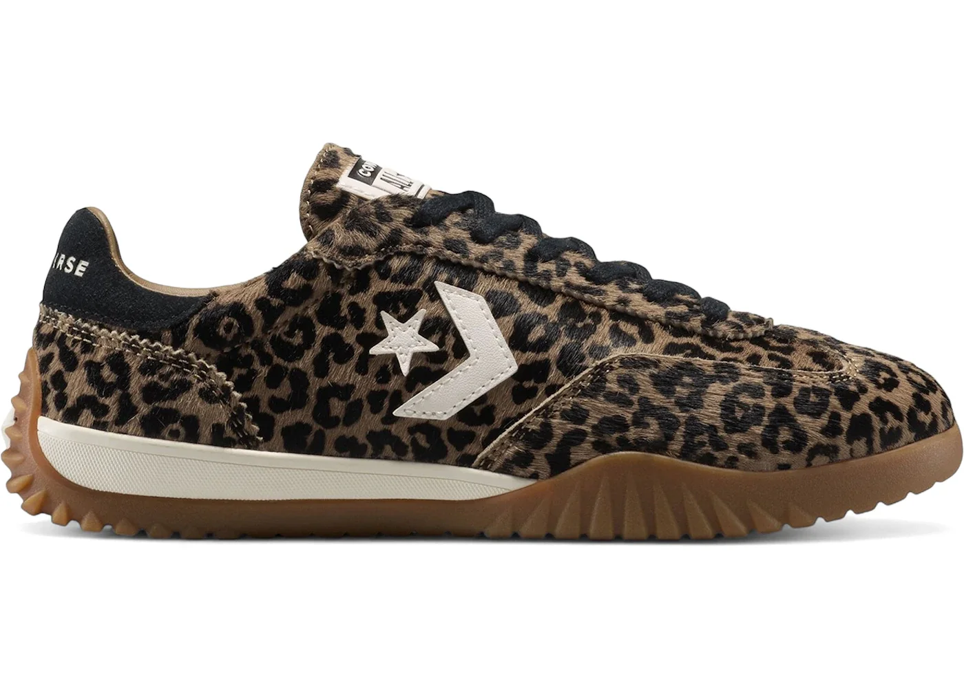 Converse Run Star Trainer Leopard Print Pony Hair - 1