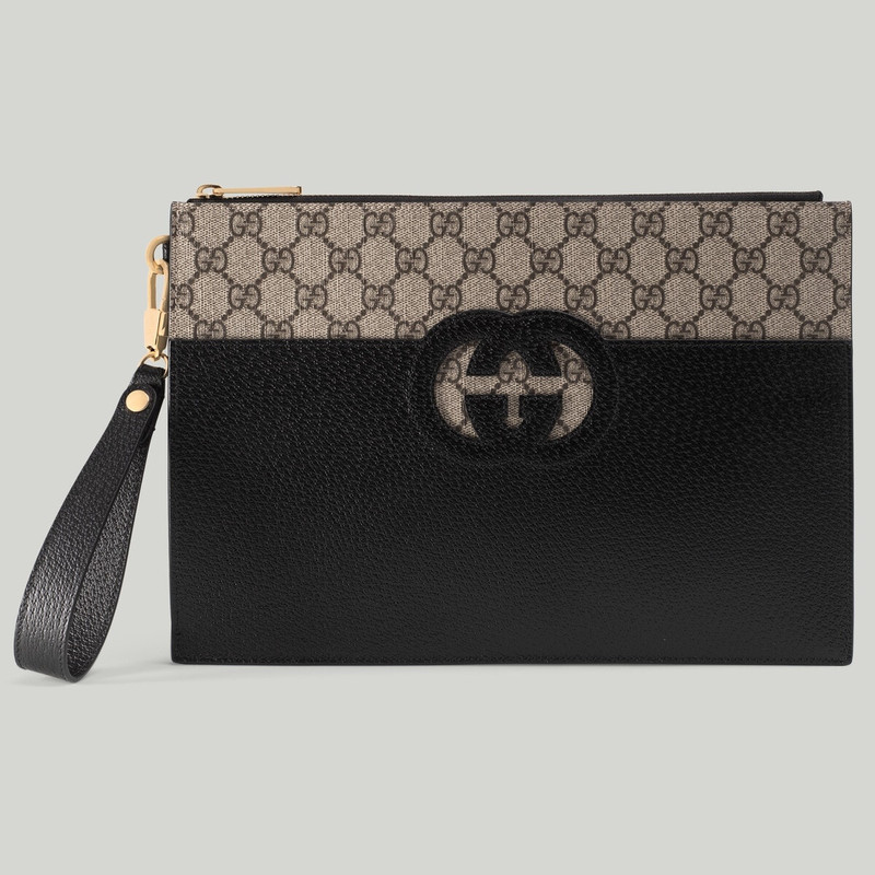 Pouch with cut-out Interlocking G 1