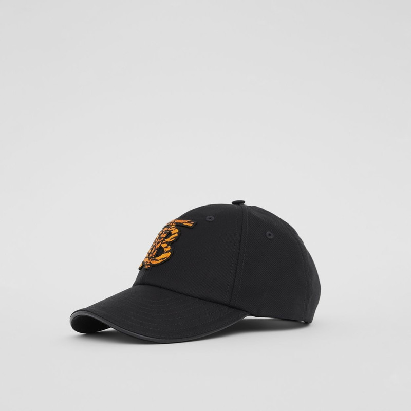 Monogram Motif Cotton Baseball Cap 6