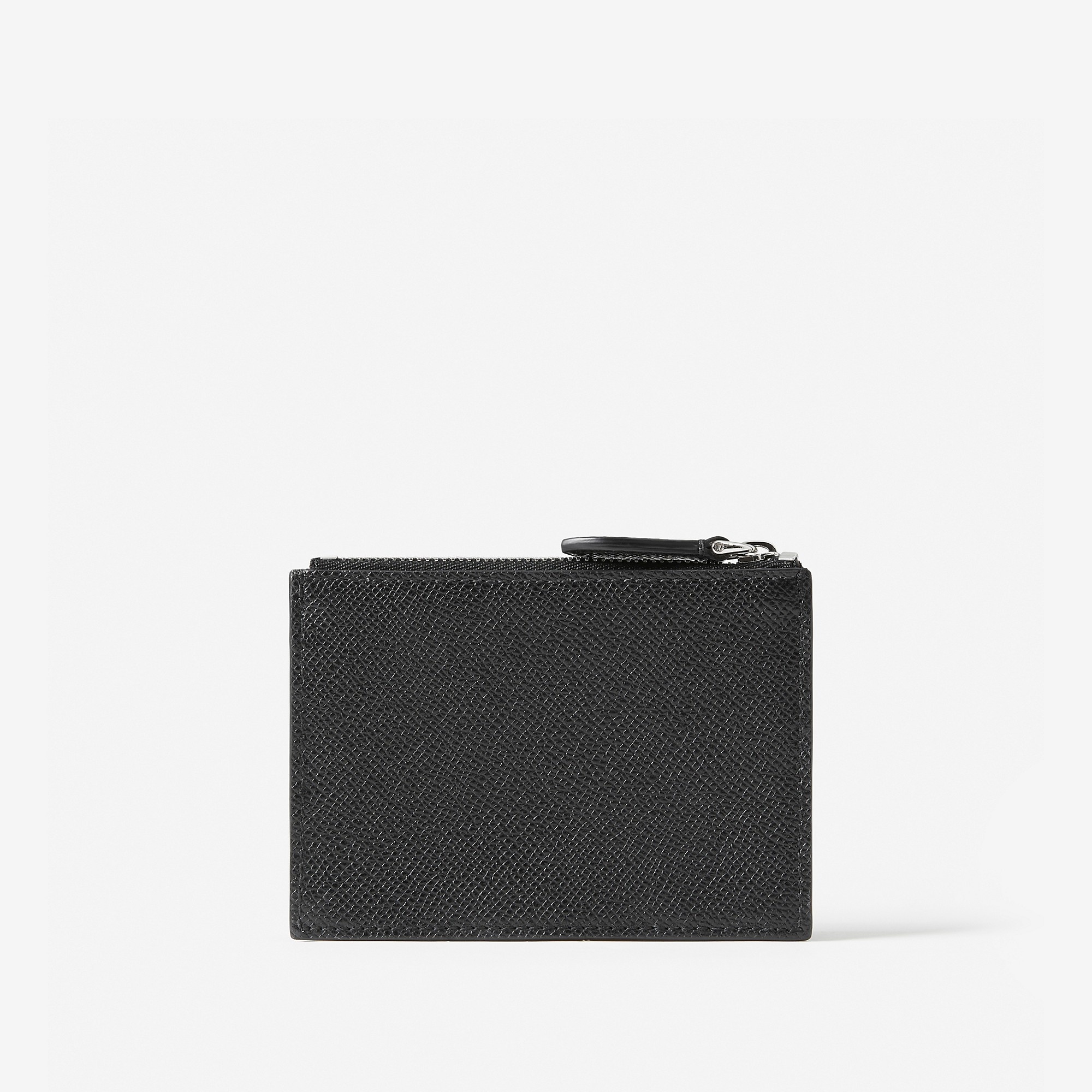 Grainy Leather TB Zip Card Case - 3