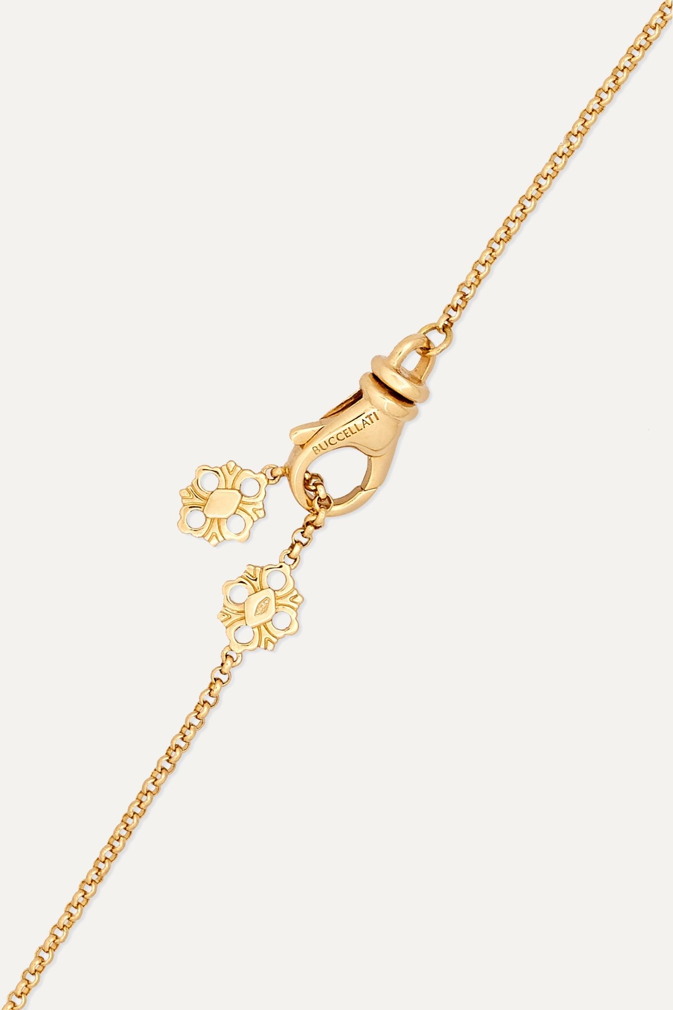 18-karat yellow gold and enamel necklace - 3