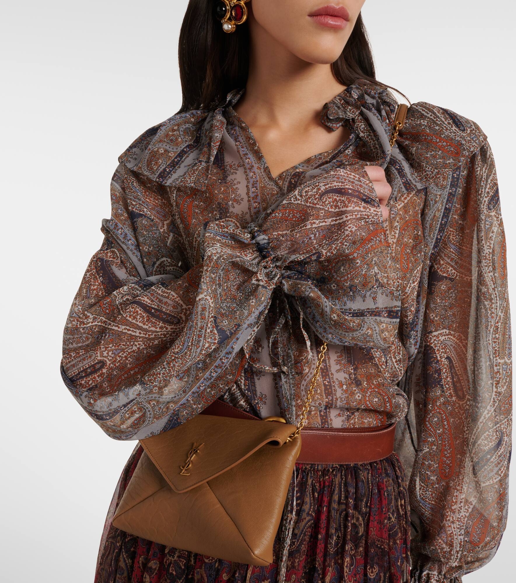 Cassandre leather clutch - 2
