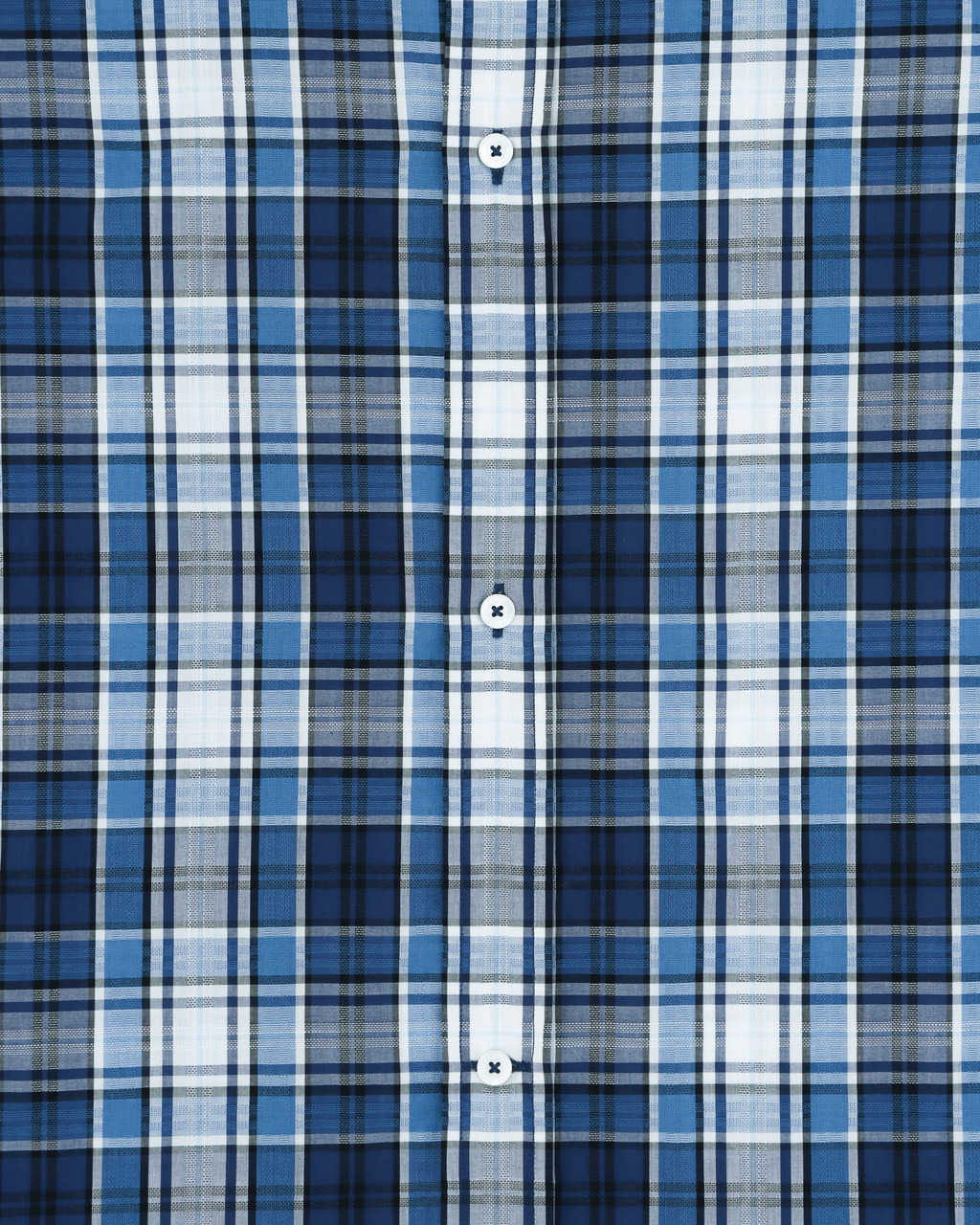 MONOGRAM S/S PLAID SHIRT - 7