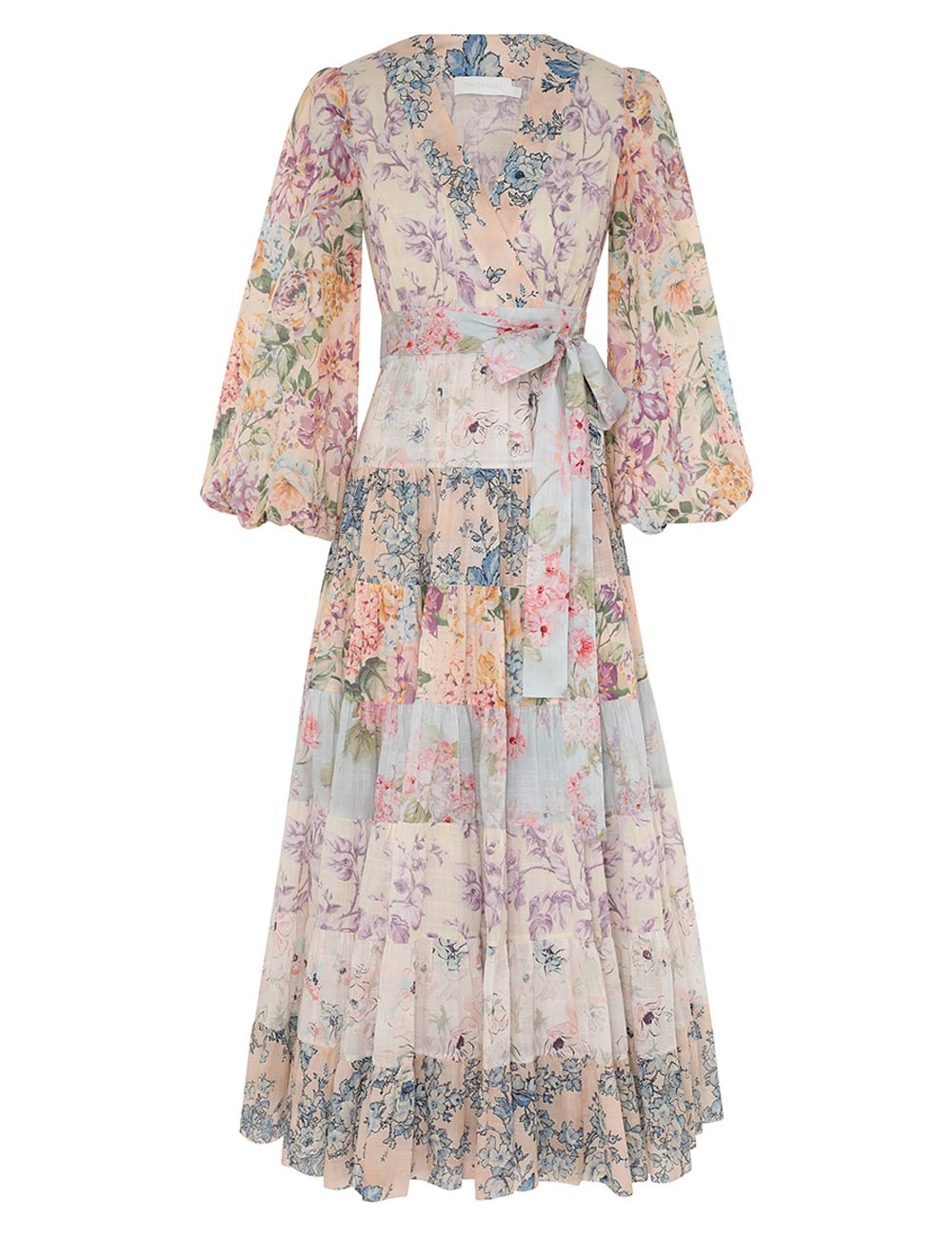 HALLIDAY TIERED MIDI DRESS - 1