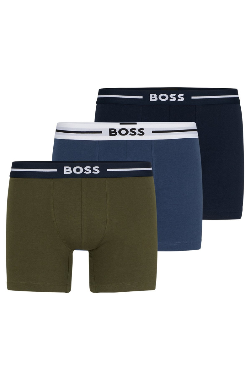 THREE-PACK OF STRETCH-COTTON BOXER BRIEFS 1
