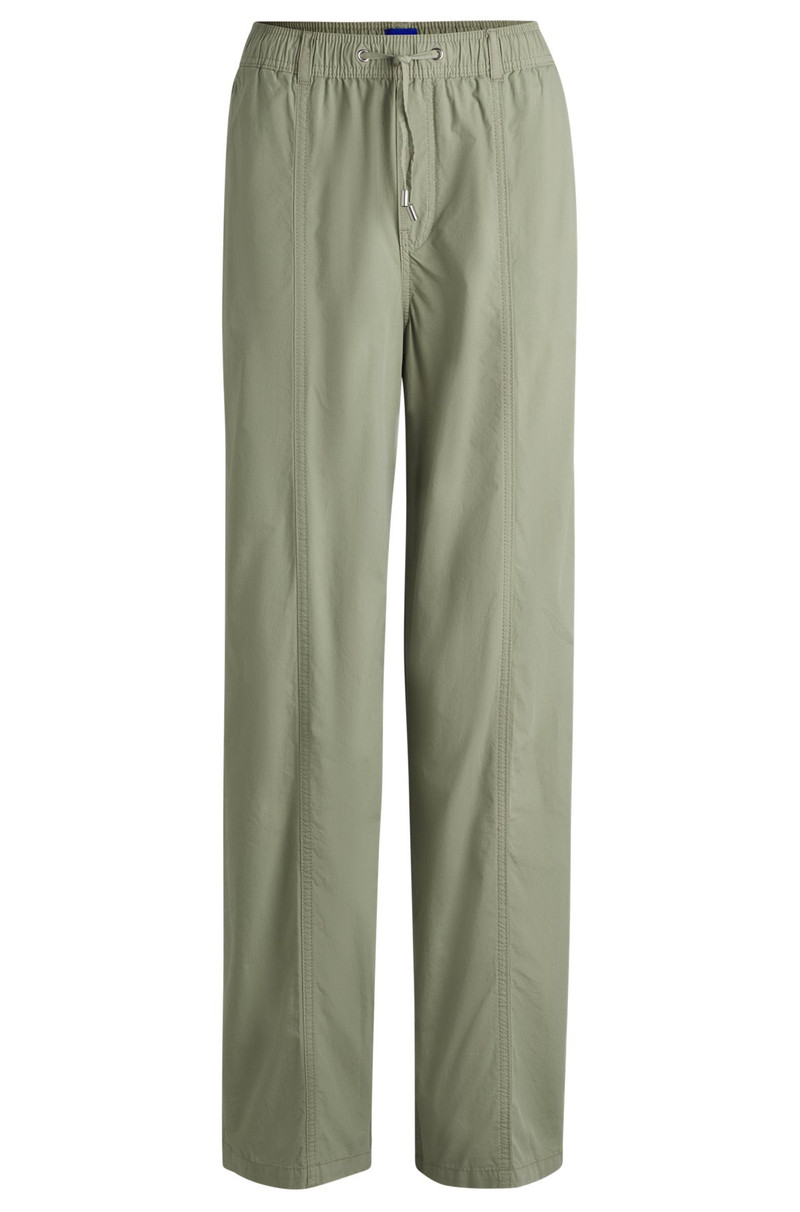 RELAXED-FIT TROUSERS IN COTTON CANVAS 1
